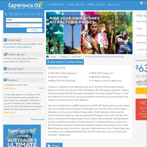 50%OFF 5 Sydney Attractions Pass  Deals and Coupons