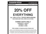 20%OFF everything Deals and Coupons