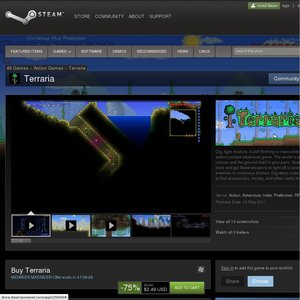 75%OFF Terraria  Deals and Coupons