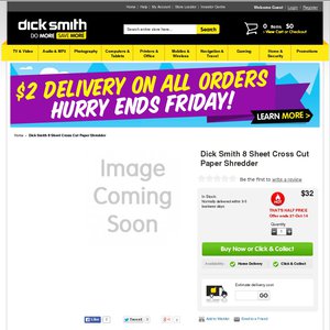 50%OFF Dick Smith Cross Cut Paper Shredder Deals and Coupons