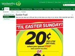50%OFF Litre on fuel from Woolworths Deals and Coupons