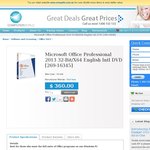 50%OFF Microsoft Office 2013 Professional 32-Bit/X64 Deals and Coupons