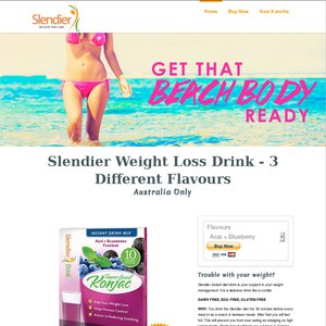50%OFF Slendier Weight Loss Drink Deals and Coupons