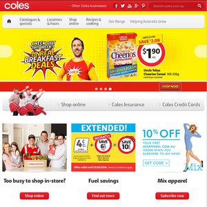 50%OFF Coles selected items Deals and Coupons