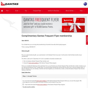 50%OFF Qantas FF membership  Deals and Coupons
