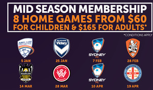 50%OFF Perth Glory FC Game tickets Deals and Coupons