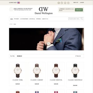 15%OFF Daniel Wellington Watches Deals and Coupons