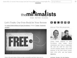 50%OFF The Minimalists book Deals and Coupons