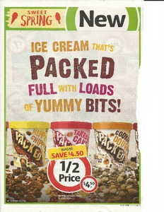 50%OFF Packed Ice Cream from Ozbargain! Deals and Coupons