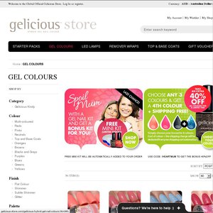 40%OFF Gelicious Hybrid Gel Nail Polishes Deals and Coupons