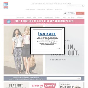 40%OFF Jeans Deals and Coupons