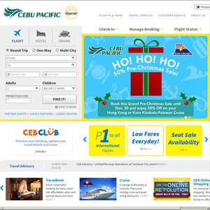 50%OFF Cebu Pacific Sydney to Manila Return Trip Deals and Coupons