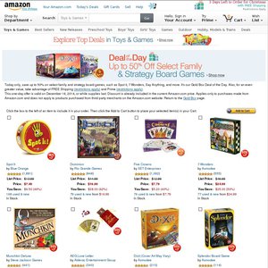 62%OFF Select Board Games Deals and Coupons