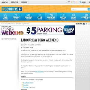 50%OFF Parking Sydney & Brisbane Deals and Coupons