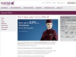 25%OFF Qatar Airways Deals and Coupons