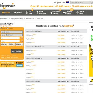 50%OFF 2 for 1 Tiger Air flights Deals and Coupons