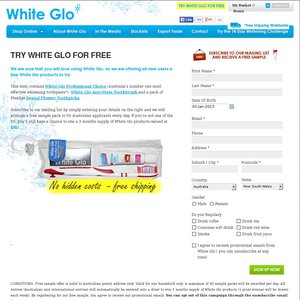 FREE Whiteglo Toothpaste, Toothbrush & Floss Deals and Coupons