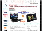 50%OFF 9-Inch Portable DVD Player AND a Pocket Digital TV Deals and Coupons