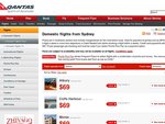 50%OFF Domestic Fares aboard Qantas Airlines Deals and Coupons