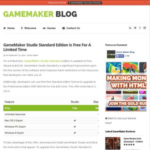 50%OFF GameMaker Studio Standard Edition Deals and Coupons