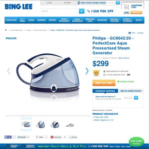 50%OFF Steam Pressure Iron from Philips Deals and Coupons