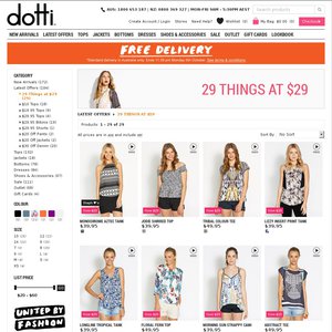 50%OFF Dotti Deals and Coupons