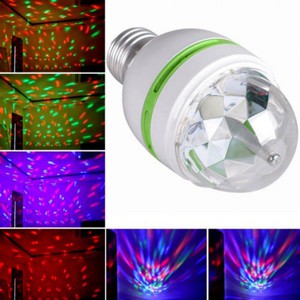 42%OFF GB E27 3W Auto Rotating Stage Party LED Light Bulb  Deals and Coupons