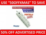 50%OFF Huntkey 8 Outlet Standard Power Surge Board and Telephone Deals and Coupons