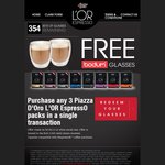 50%OFF L'OR EspressO (Nespresso Compatible Pods) - 'Bodum' Glasses Deals and Coupons
