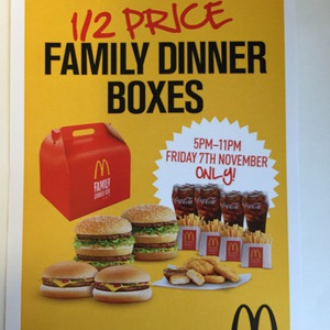 50%OFF Family Dinner Boxes Deals and Coupons