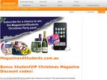 50%OFF Magazine subscription discount vouchers from Student VIP Deals and Coupons