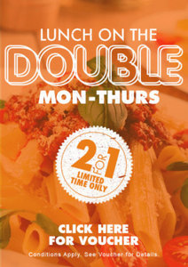50%OFF Lunch On The Double Deals and Coupons