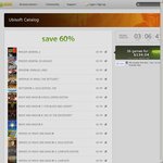 60%OFF Ubisoft Catalogue Deals and Coupons