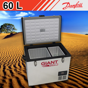 50%OFF Giant Power 60L Portable Fridge/Freezer with Remote Control Deals and Coupons