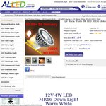 50%OFF LED MR16 4W Warm White Bulb  Deals and Coupons
