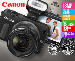 50%OFF Canon EOS M 18MP Camera Deals and Coupons