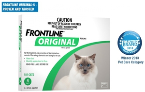 38%OFF FRONTLINE ORIGINAL for Cats (4 Pippetes)  Deals and Coupons