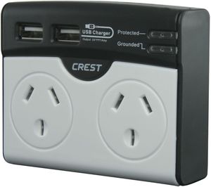 50%OFF Crest2 Outlet Surge Protector with USB charger Deals and Coupons
