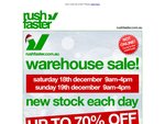 70%OFF Rushfaster Warehouse Sale Deals and Coupons