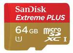 50%OFF SanDisk Extreme Plus 64GB MicroSDXC Class 10/U1 Memory Card Deals and Coupons