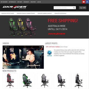 50%OFF DX Racer Office/Console Gaming Chairs Deals and Coupons