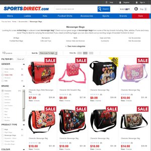 50%OFF Character Messenger Bags Deals and Coupons