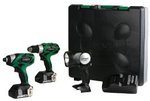 70%OFF Hitachi Lithium-Ion Drill + Impact Driver + Flashlight Deals and Coupons