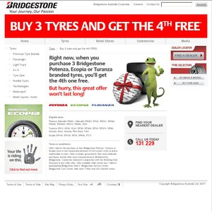 50%OFF Bridgestone Tyre Deals and Coupons