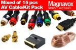 50%OFF Magnavox 15-Piece AV Cable Entertainment Kit Deals and Coupons