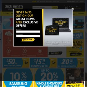 50%OFF Dick Smith items  Deals and Coupons