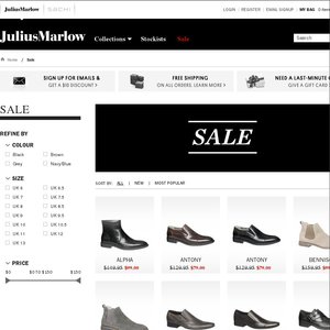 50%OFF Julius Marlow Shoes Deals and Coupons