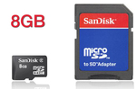 50%OFF SanDisk 8GB microSDHC with SD Adapter Deals and Coupons