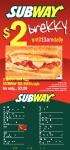 50%OFF Subway Bacon Egg Breakfast Deals and Coupons
