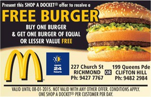 50%OFF  Fast Food Coupons Deals and Coupons